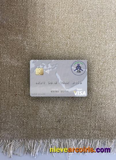 Sudan El Nilein Bank visa debit card photolook